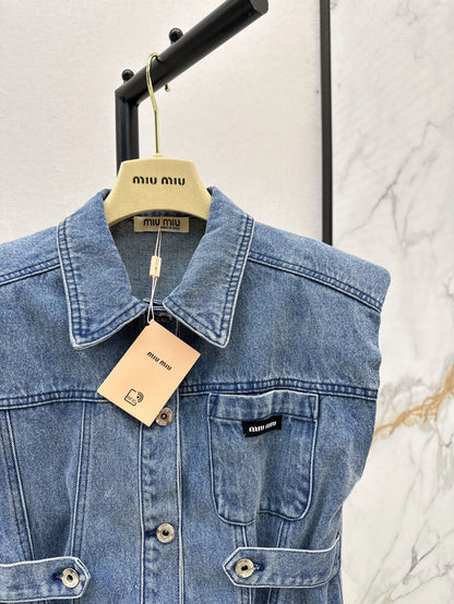 M 25ss denim vest