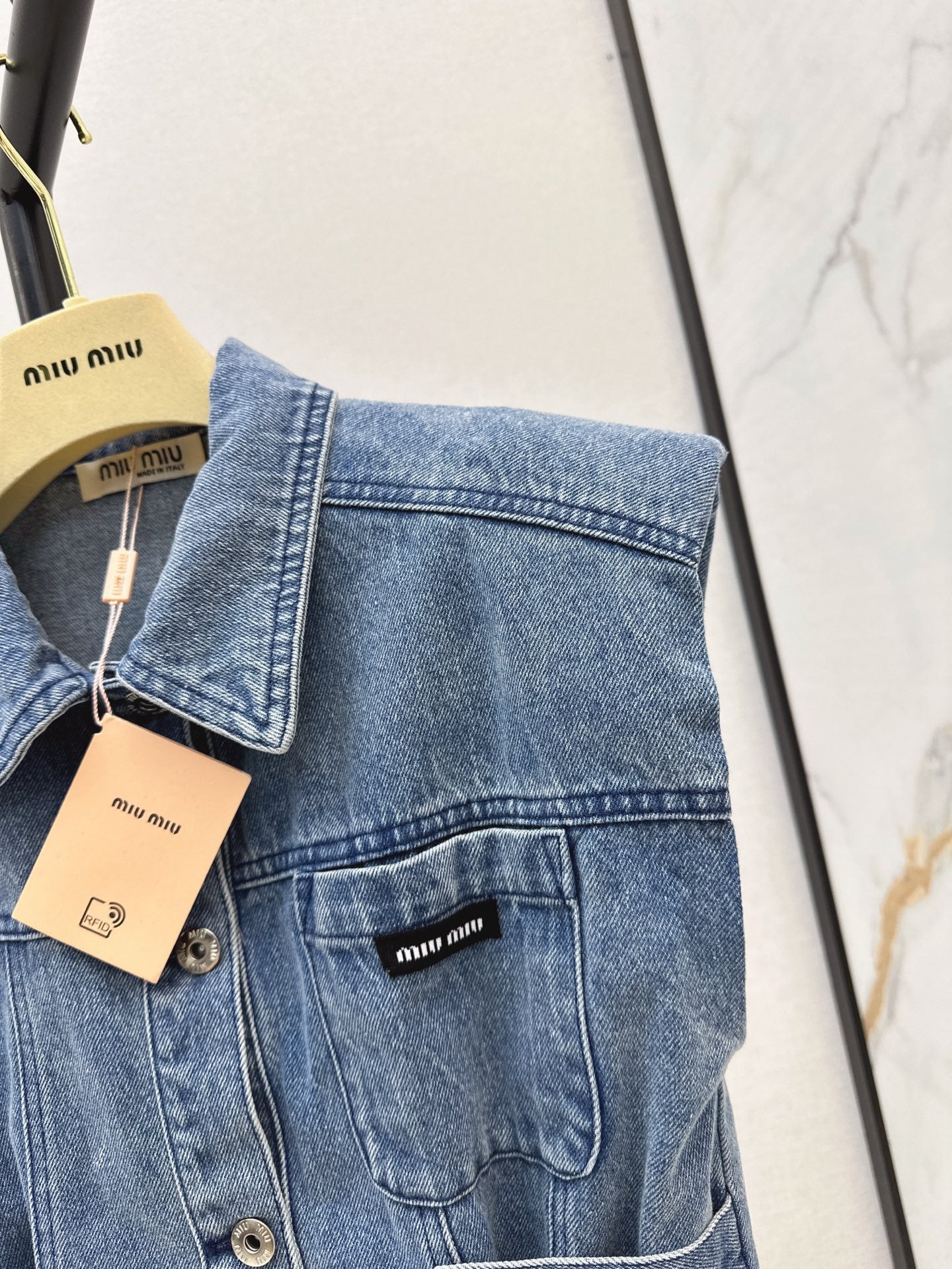 M 25ss denim vest
