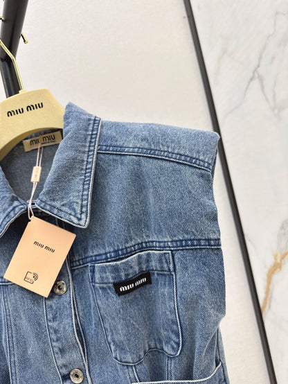 M 25ss denim vest