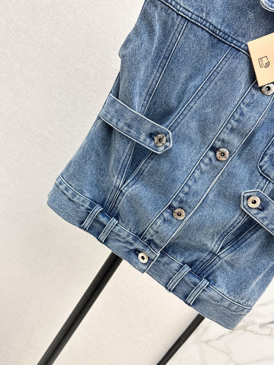 M 25ss denim vest