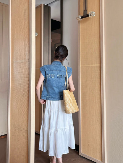 M 25ss denim vest