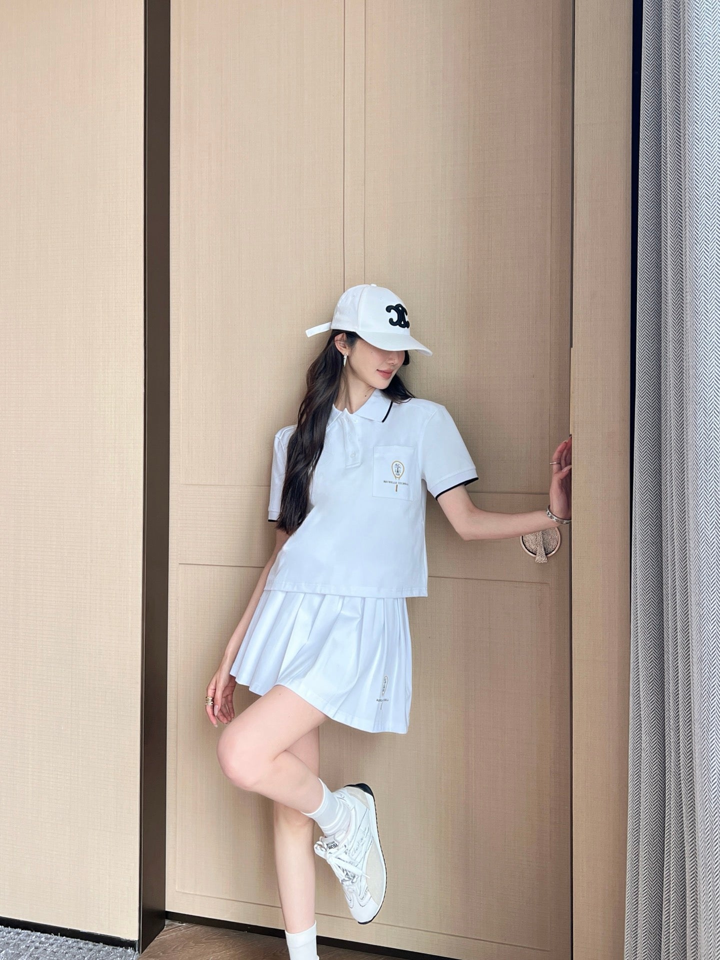 bru 25ss polo skirt set