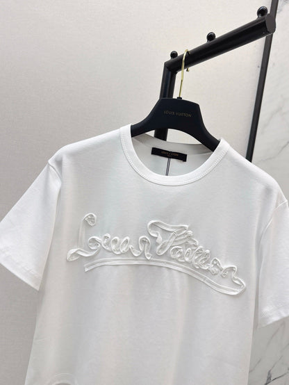L 25ss embossed t-shirt