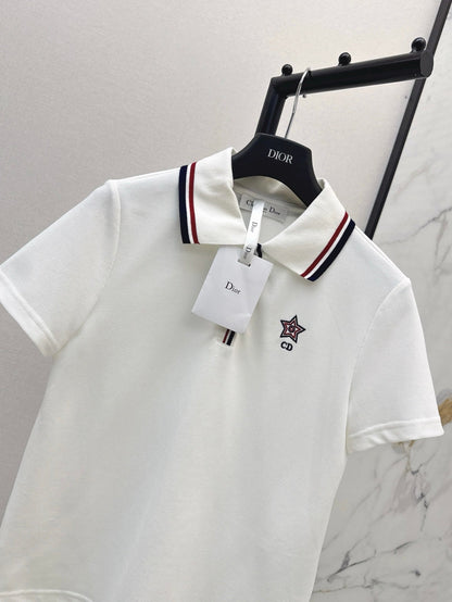 D 25ss tennis polo shirt