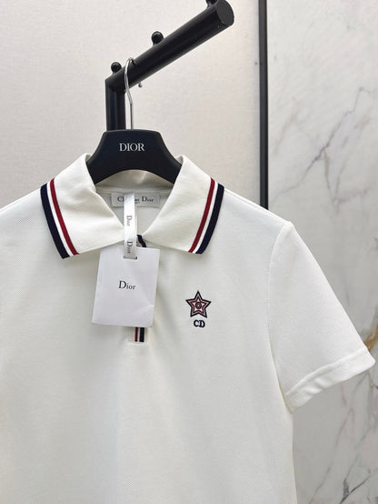 D 25ss tennis polo shirt