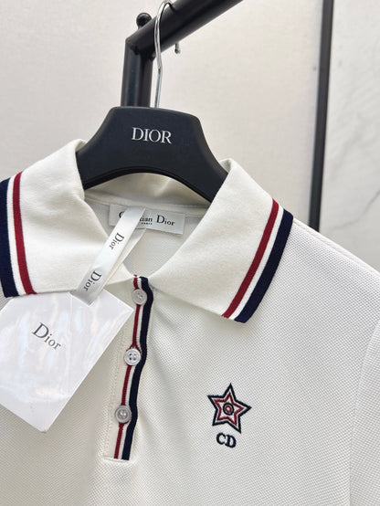 D 25ss tennis polo shirt
