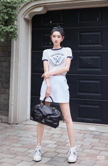 D 25ss tennis t-shirt