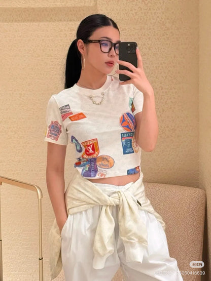L 25ss monogram t-shirt