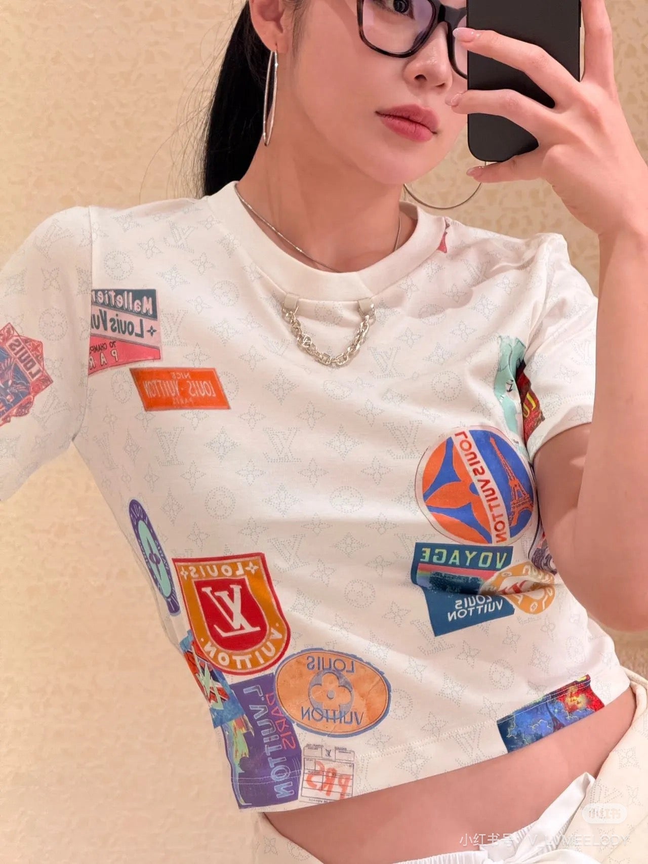 L 25ss monogram t-shirt