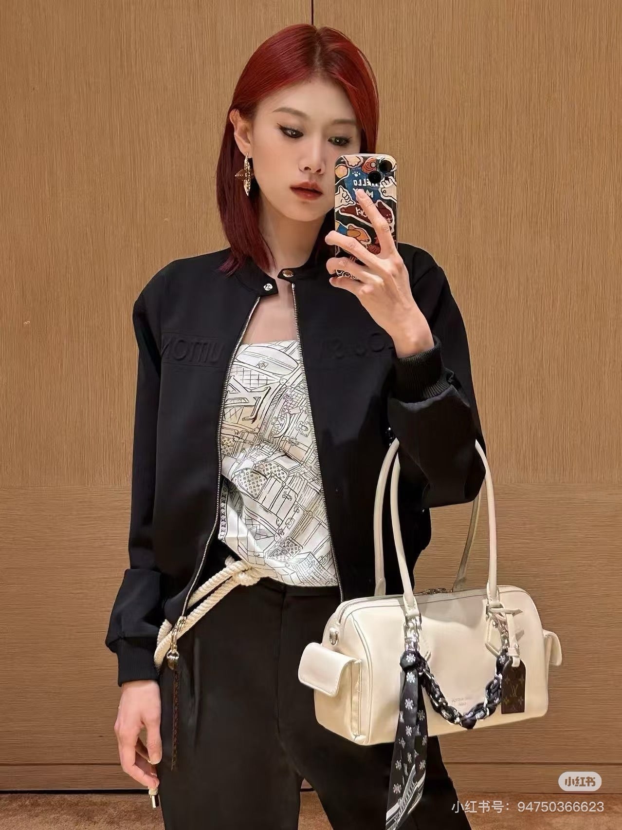 L 25ss embossed jacket
