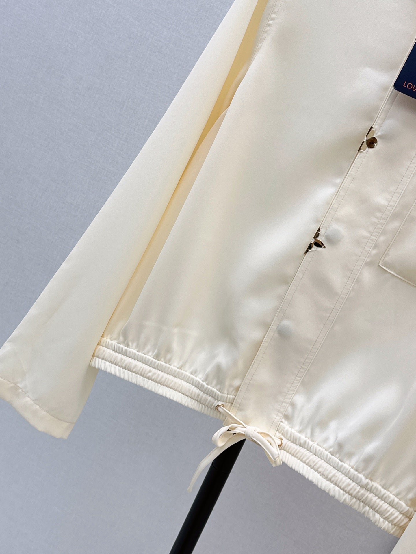 L 25ss drawstring shirt