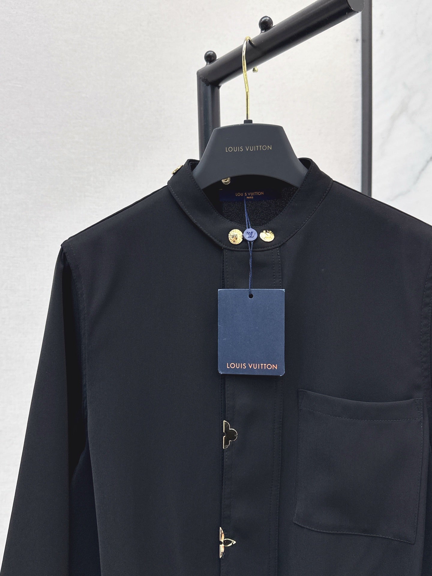L 25ss drawstring shirt
