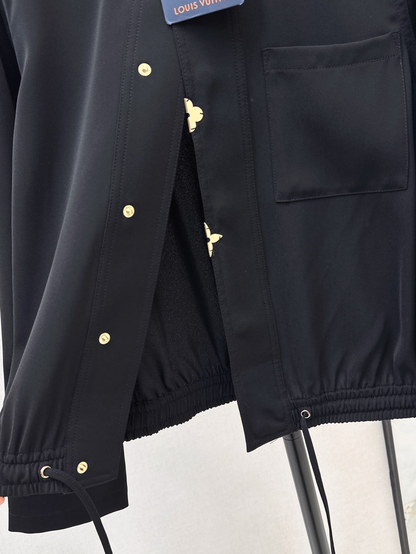 L 25ss drawstring shirt