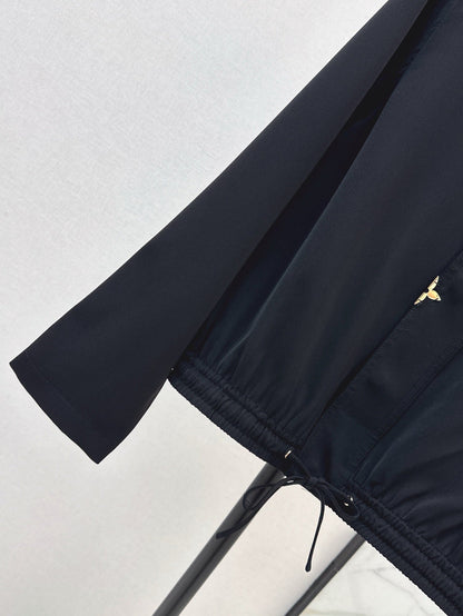 L 25ss drawstring shirt