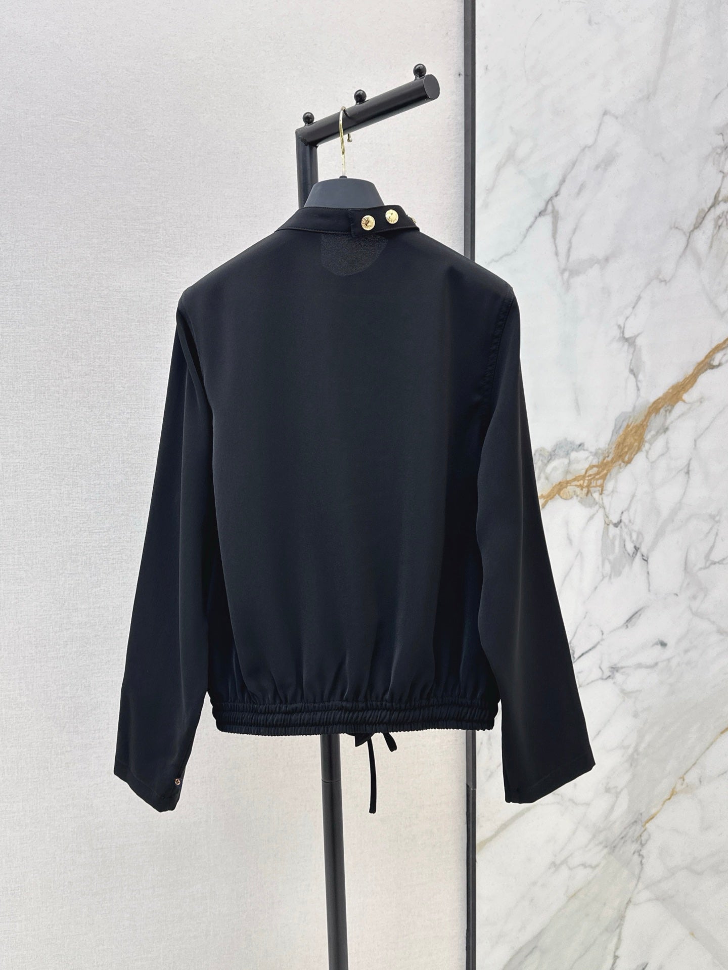 L 25ss drawstring shirt