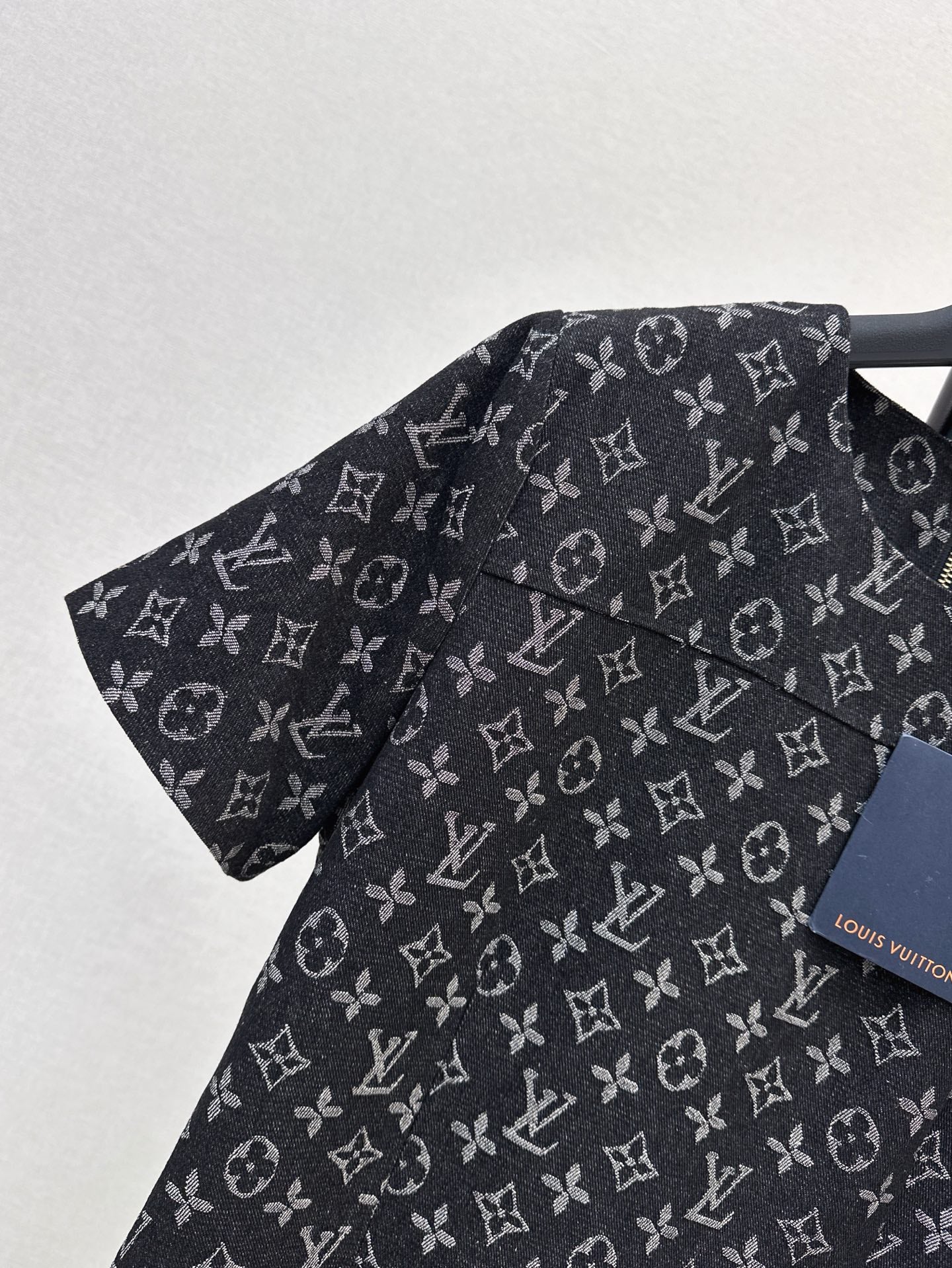L 25ss monogram denim dress