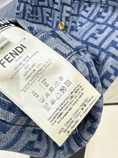 Fe 25ss sleeveless denim dress