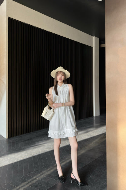 Saint  25ss sleeveless dress