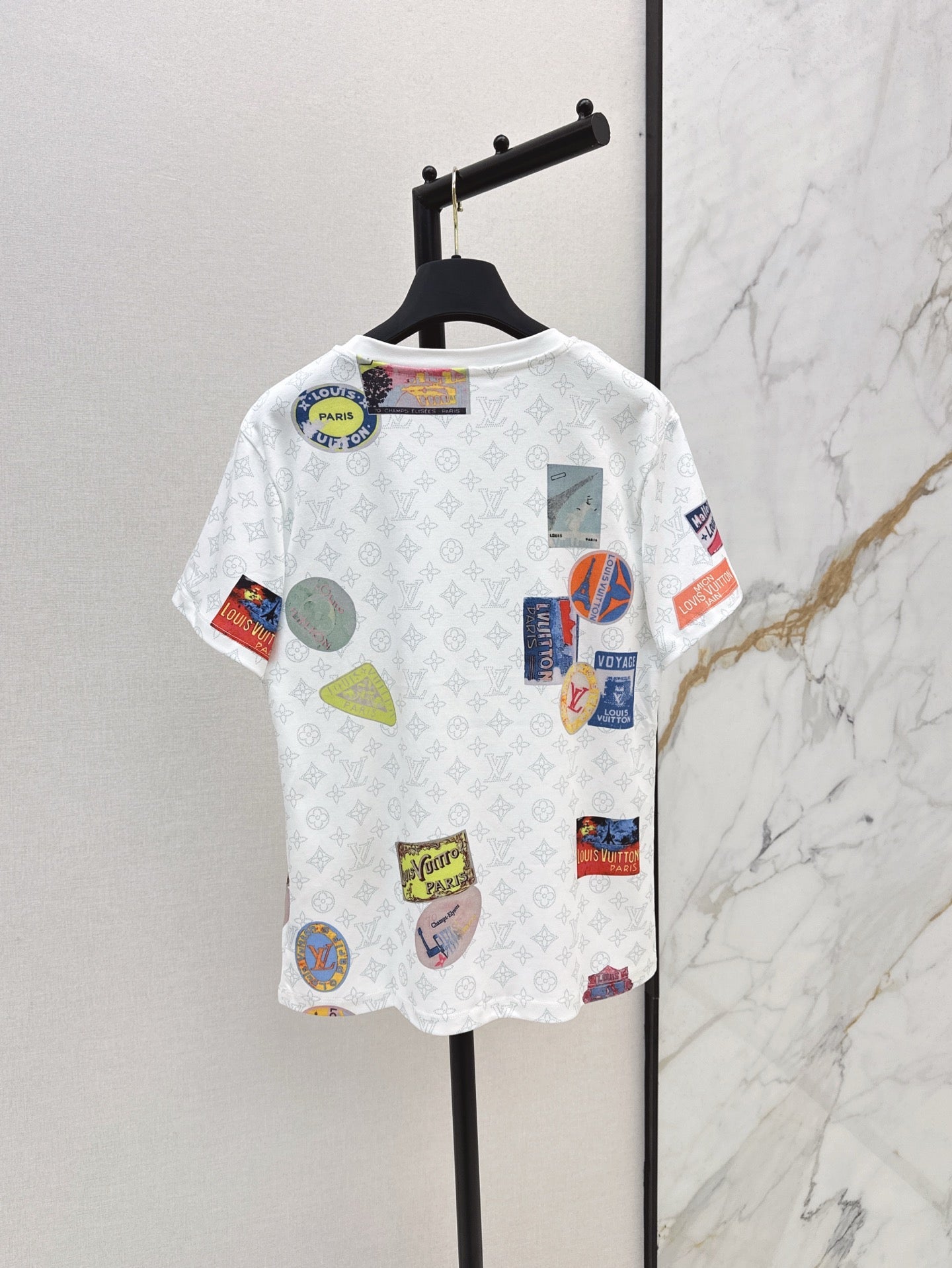 L 25ss print t-shirt