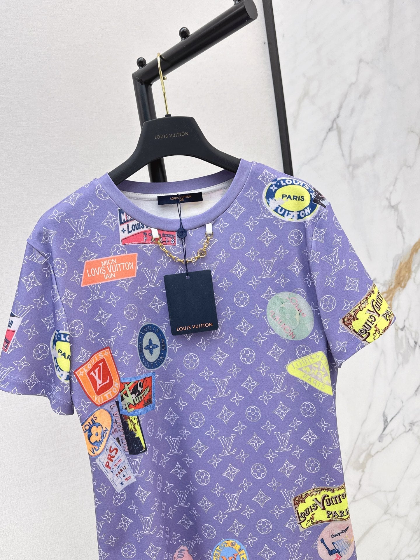 L 25ss print t-shirt