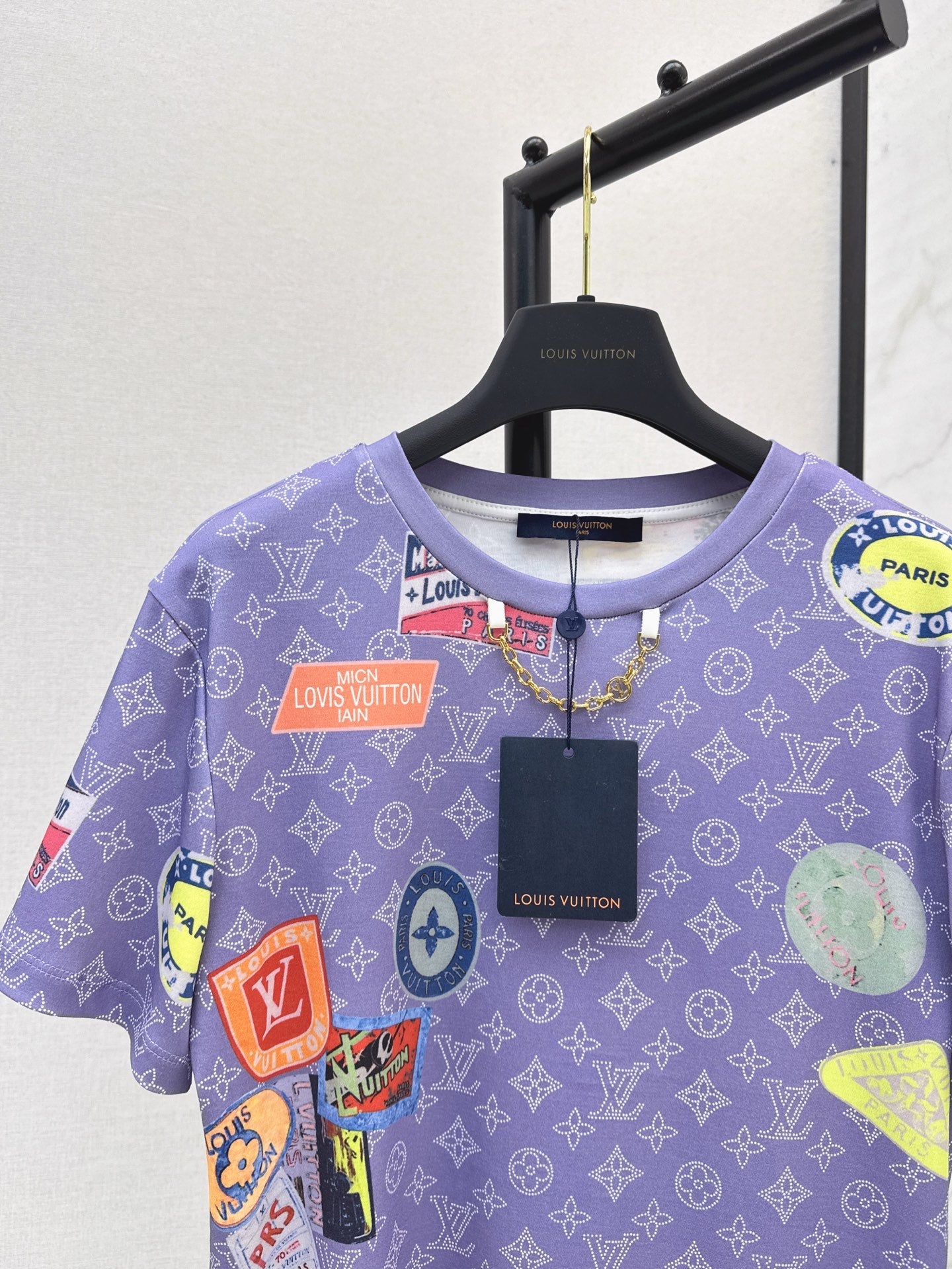 L 25ss print t-shirt