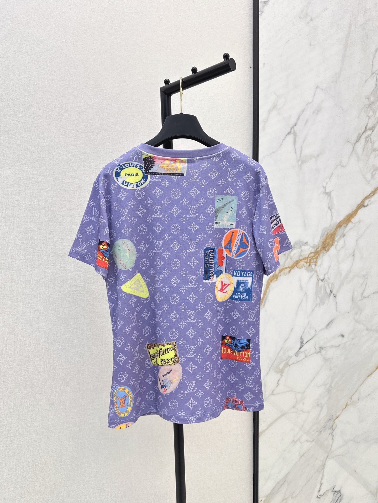 L 25ss print t-shirt