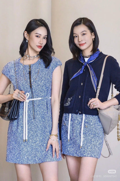 L 25ss drawstring dress