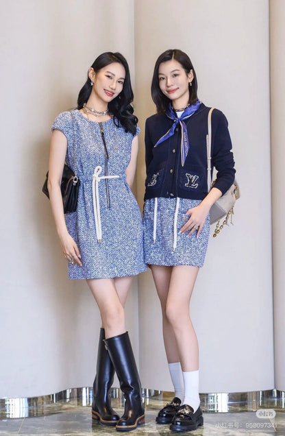 L 25ss drawstring dress