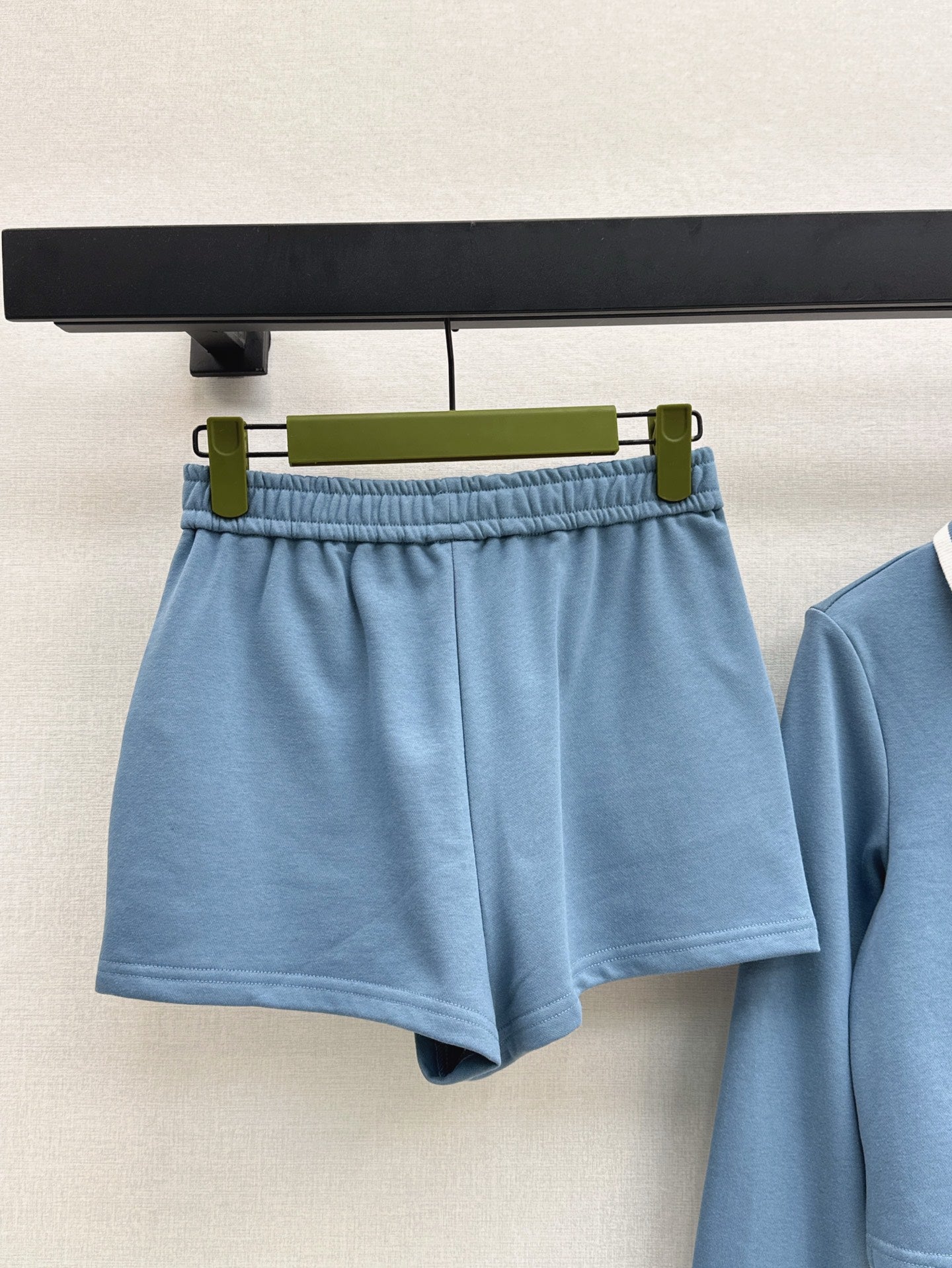 G 25ss crop polo short set