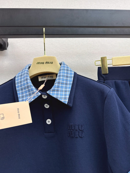 Mi 25ss polo skirt set