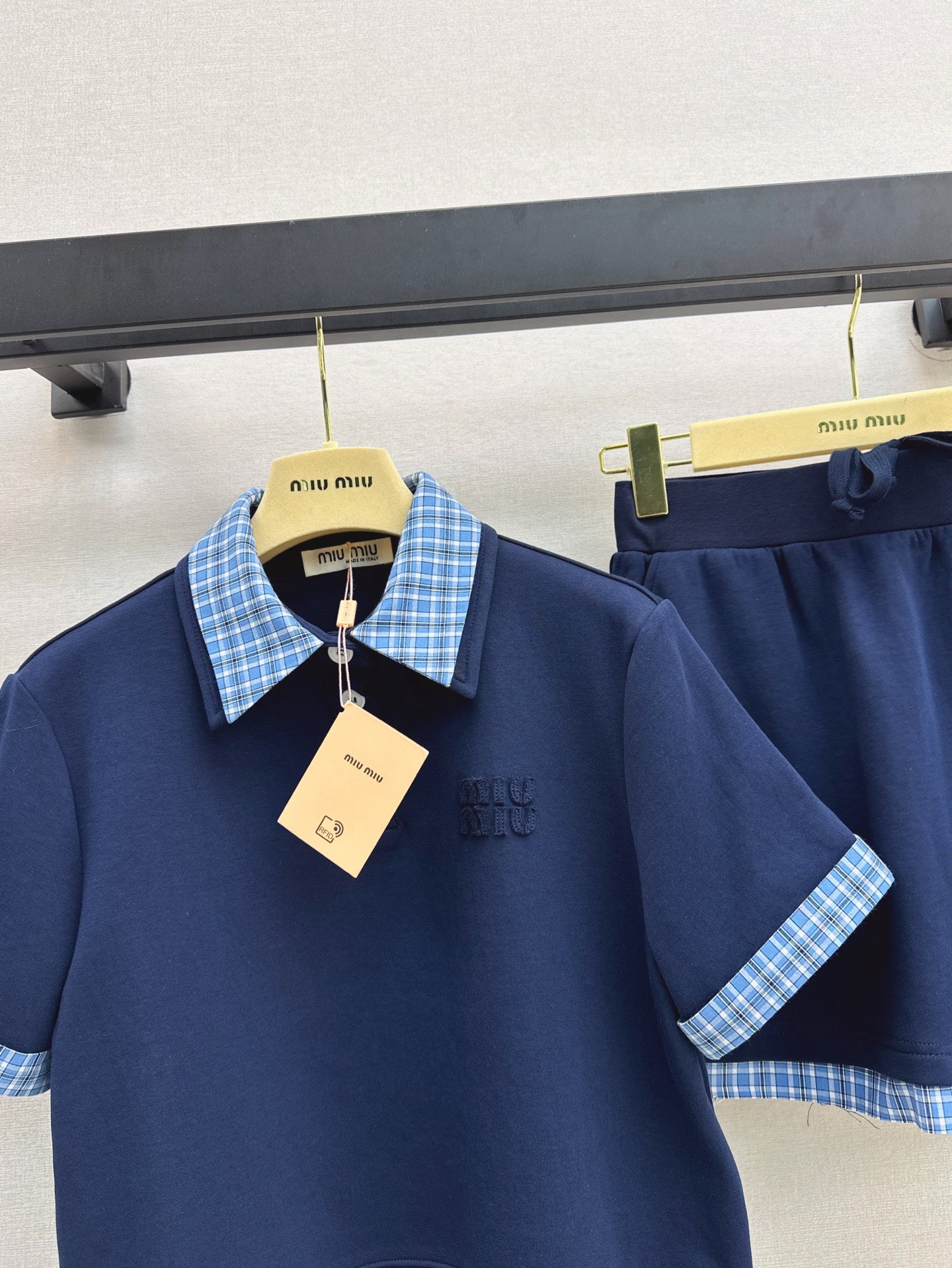 Mi 25ss polo skirt set