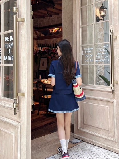 Mi 25ss polo skirt set