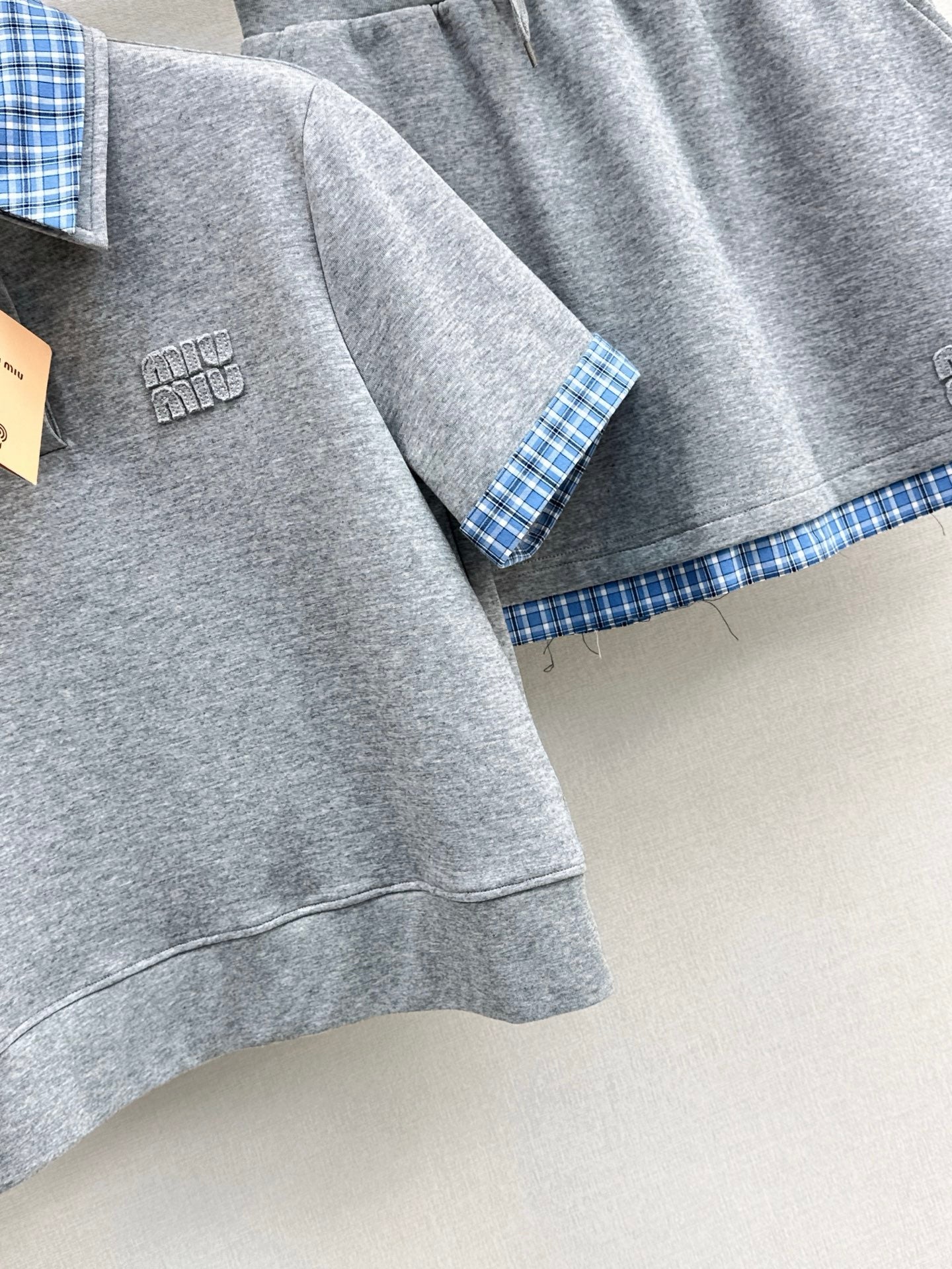 Mi 25ss polo skirt set