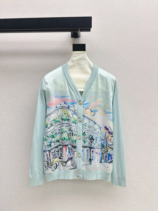 H 25ss tencel cardigan