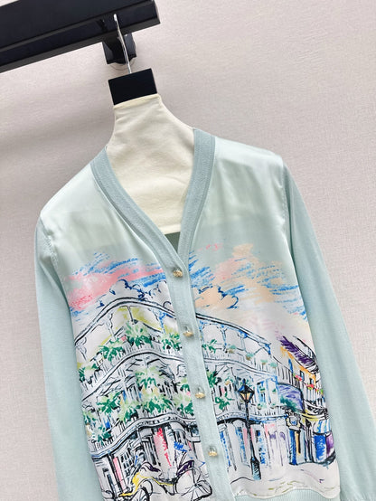 H 25ss tencel cardigan