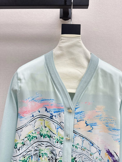 H 25ss tencel cardigan