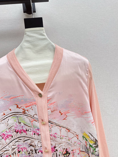 H 25ss tencel cardigan