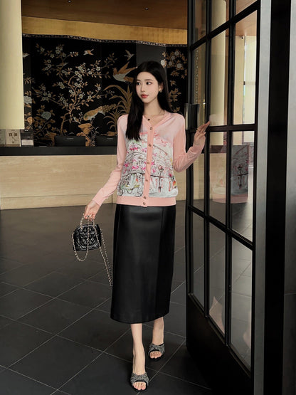 H 25ss tencel cardigan