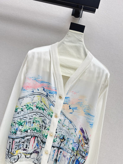 H 25ss tencel cardigan