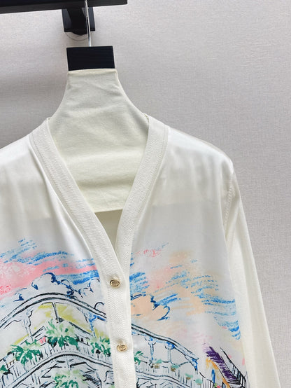 H 25ss tencel cardigan