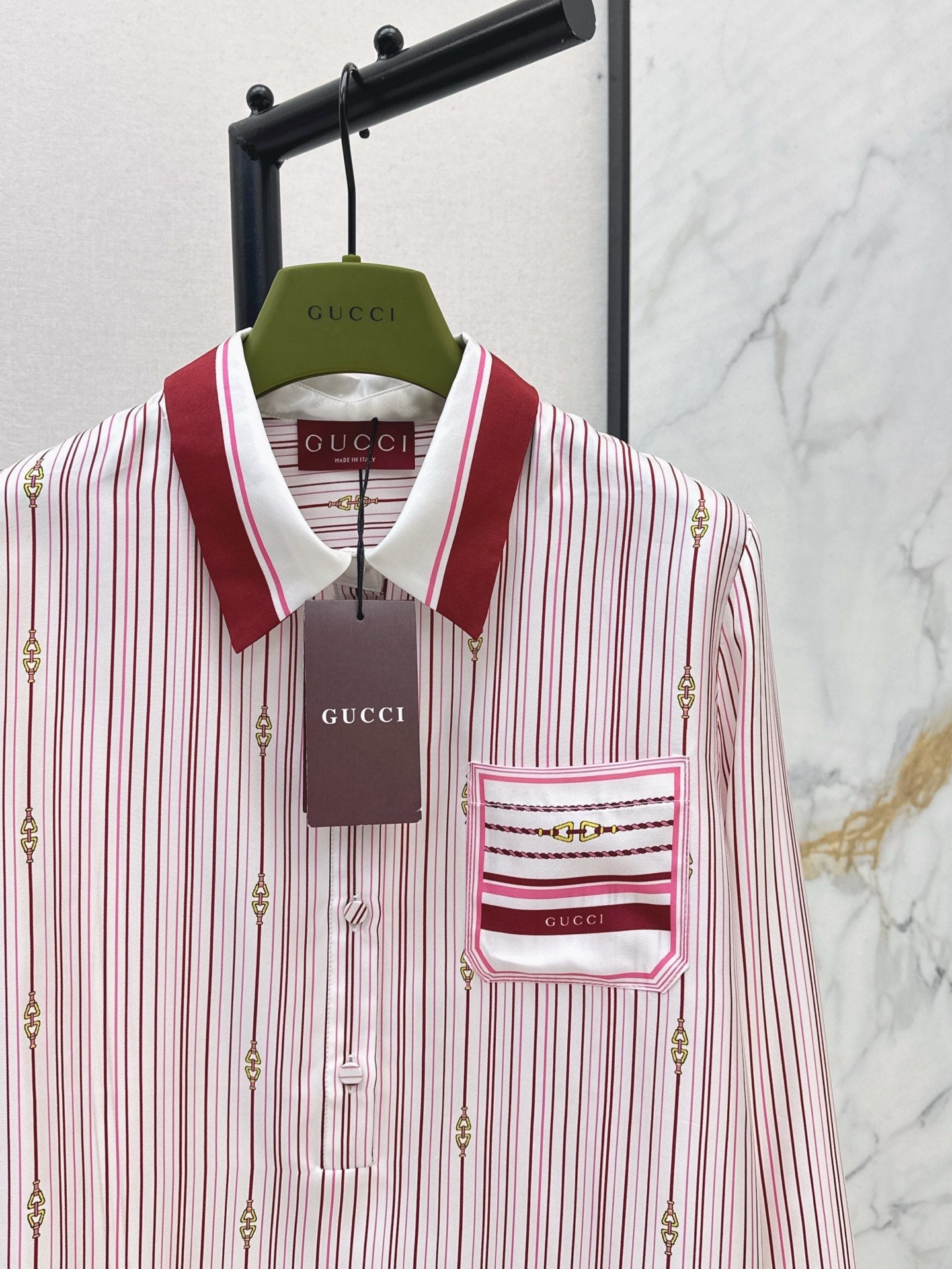 G 25ss silk shirt
