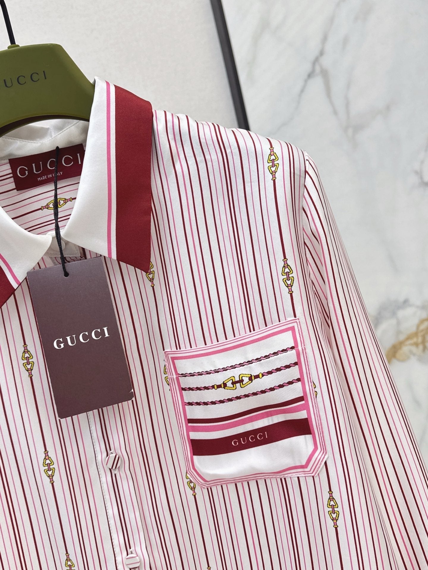 G 25ss silk shirt