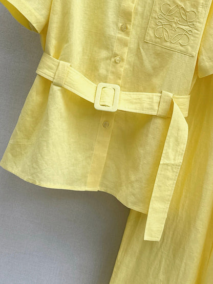 Loe 25ss linen set