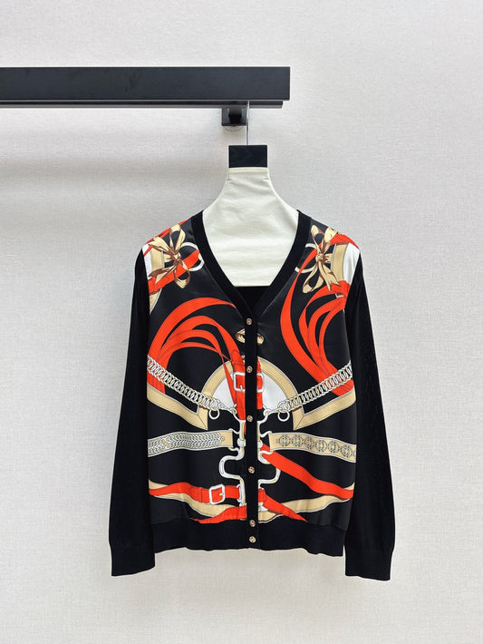 H 24SS tencel cardigan