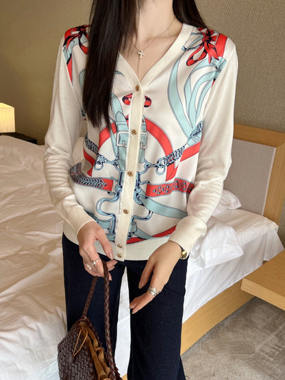 H 25SS tencel cardigan
