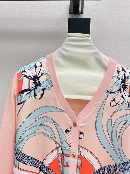 H 25SS tencel cardigan