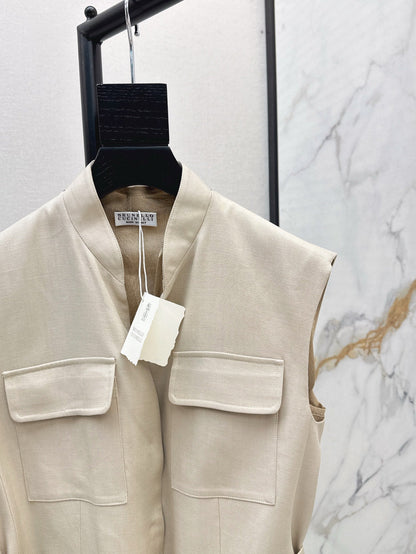brun 25ss vest jacket