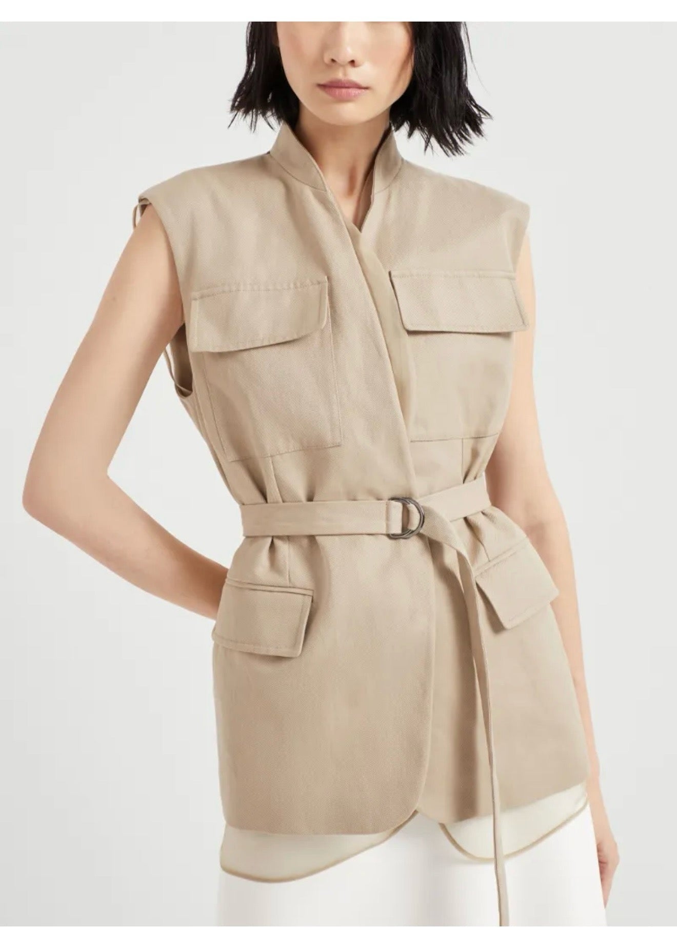 brun 25ss vest jacket
