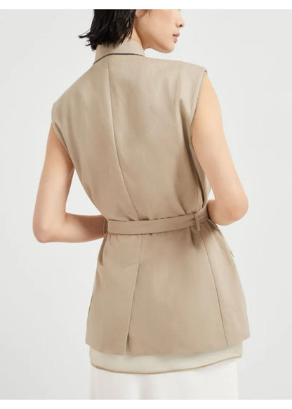 brun 25ss vest jacket