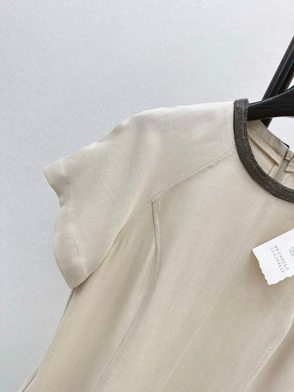 brun 25ss linen dress